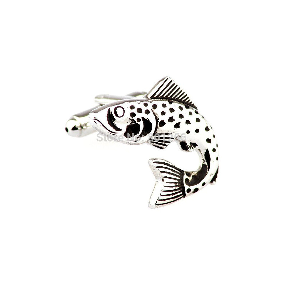 Cufflinks vintage fish copper material men cufflinks wholesale&retail