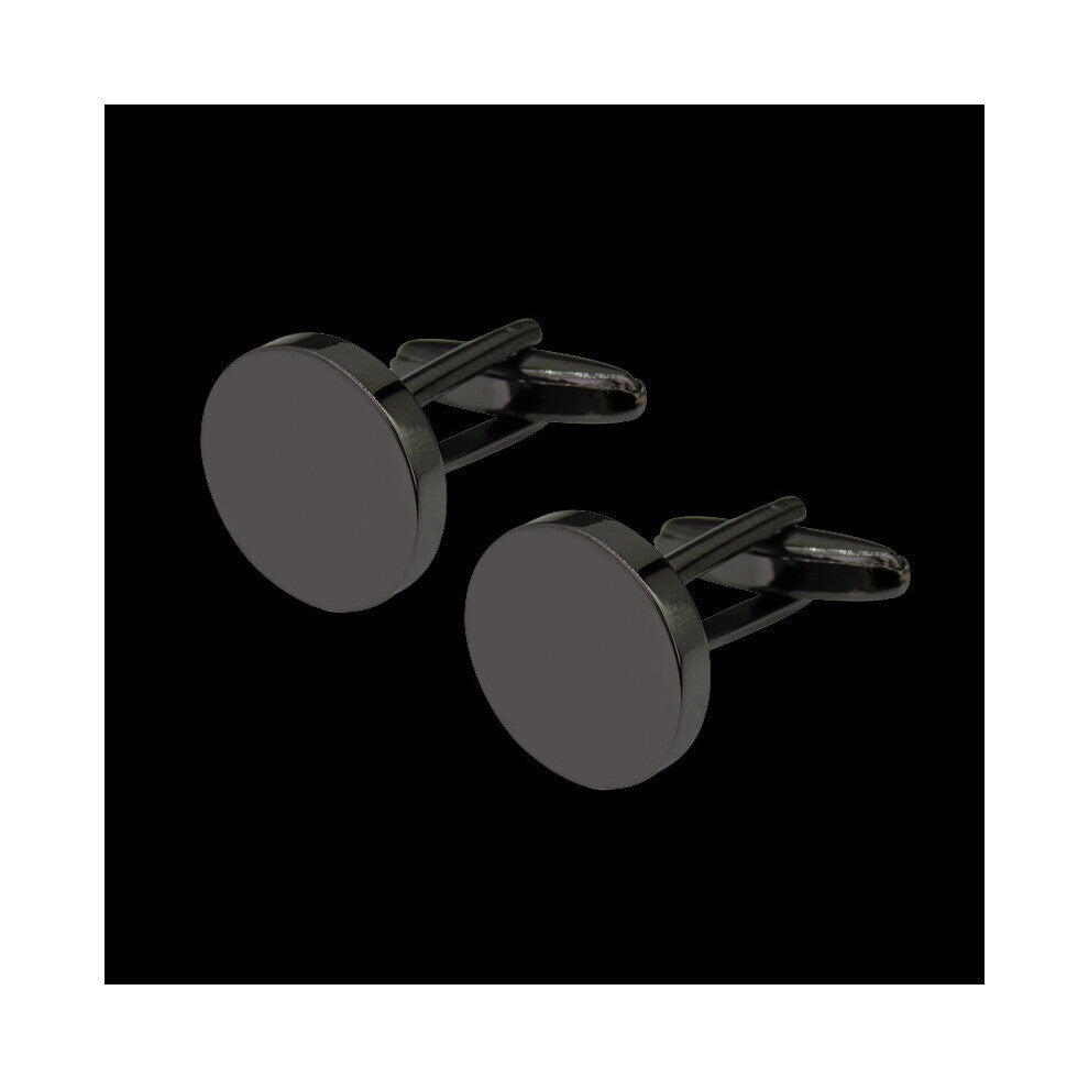 High French shirt Cufflinks Smooth Round Cuffs Button Copper Material Cuff-Links Men's suit Accessorie jewelry