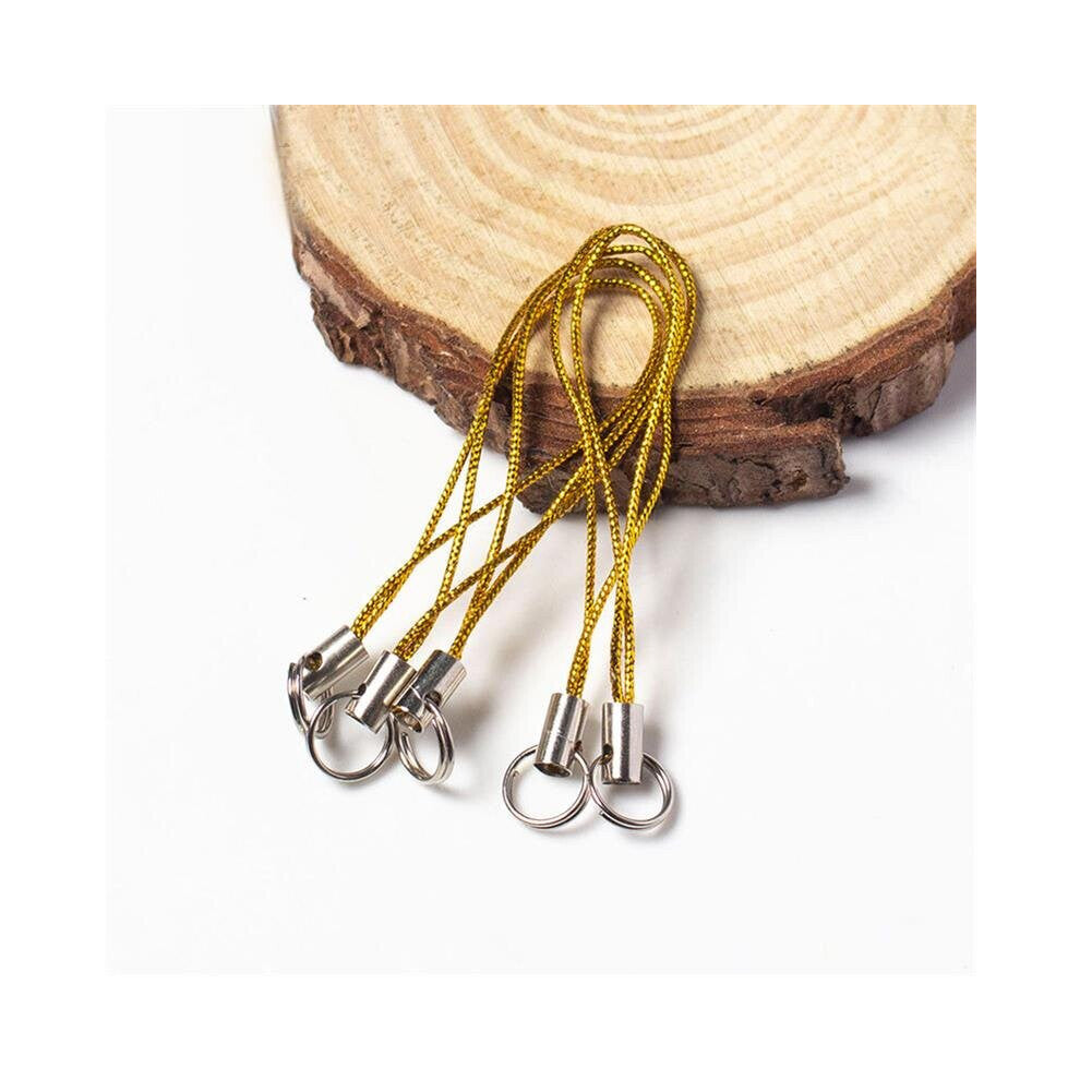 20pcs-lot Thread Cord Key Ring DIY Bag Key Ring Bags Toys Hanger Clips Key Holder Keychain DIY Keyfob DIY KeyChain Accessories