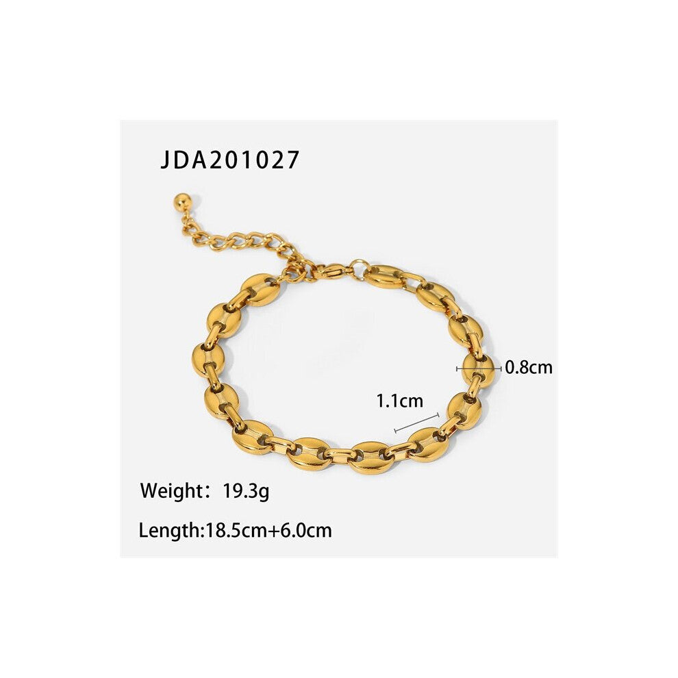 Youthway Stainless Steel Anklet High Metal 18 K Summer Beach Waterproof Anklet Bijoux Femme Anniversary Gift