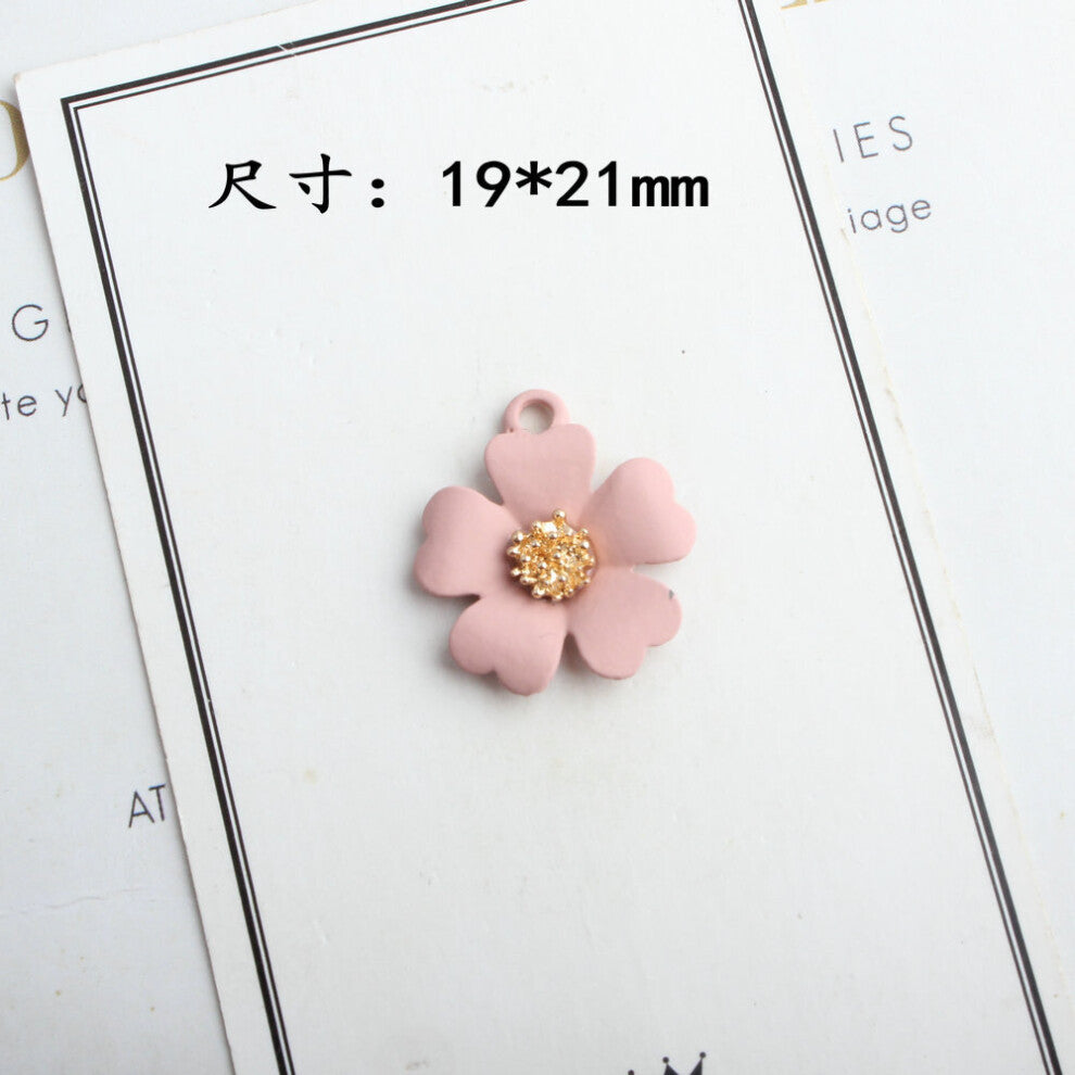 10PCS five-petal flower Enamel Charms For Jewelry Making Bracelet-Necklace-Earings Jewelry Womens Accessories
