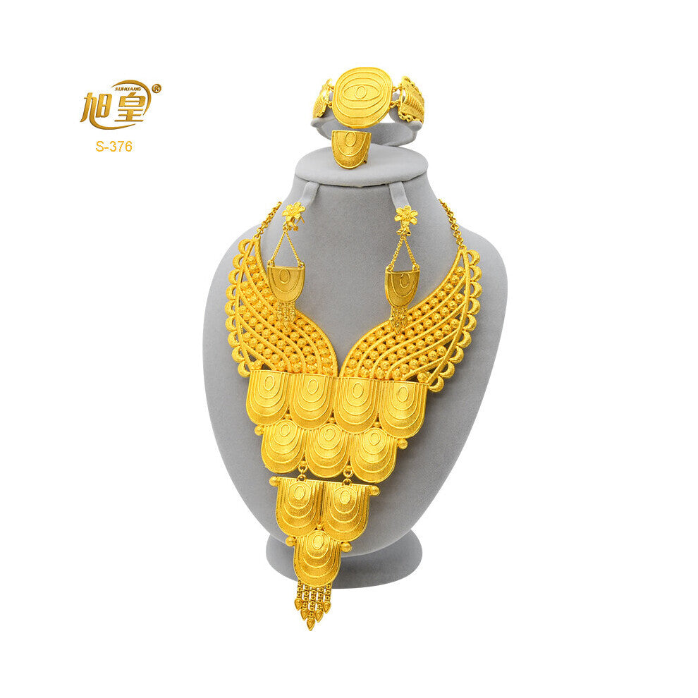 Necklace&Earrings Jewelry Set For Women Arabic Jewellery African Ethiopian Bridal Wedding
