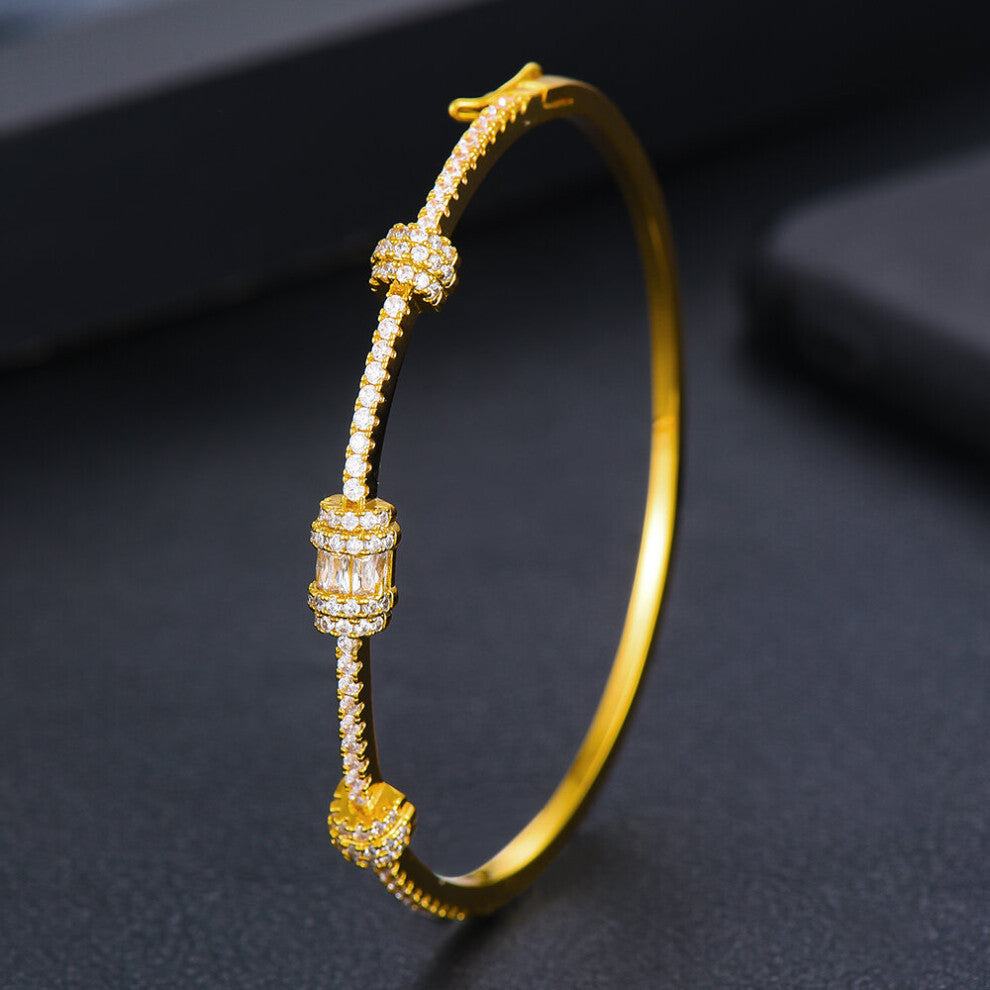 High Bangle Romantic Gorgeous Bracelet for Girl Women Wedding Engagement Party Show Jewelry
