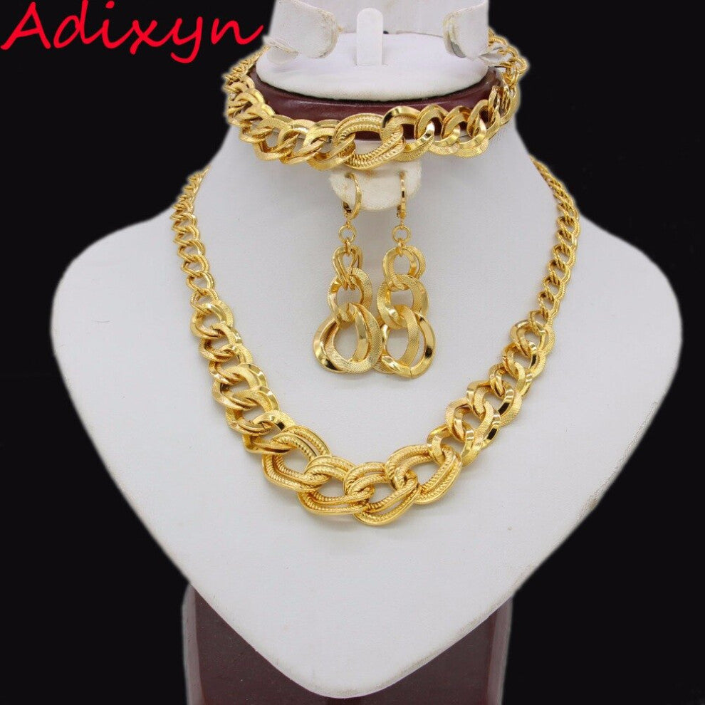 Ethiopian Wedding Jewelry Sets Necklace-Earring-Bracelet Jewelry African-Eritrea-India Women Gift