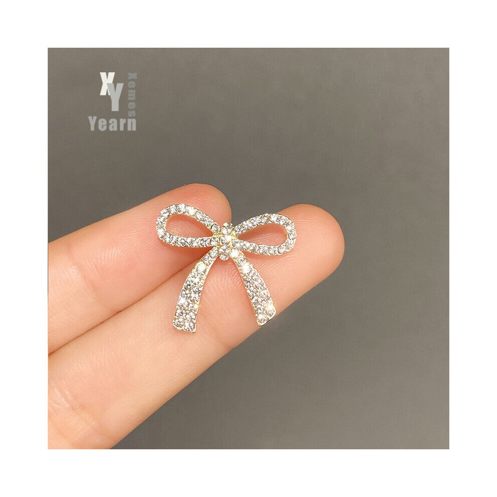 Japanese Bow Brooch Personality Small Collar Pin Jewelry Anti Light Buckle Cardigan Accessories For Woman