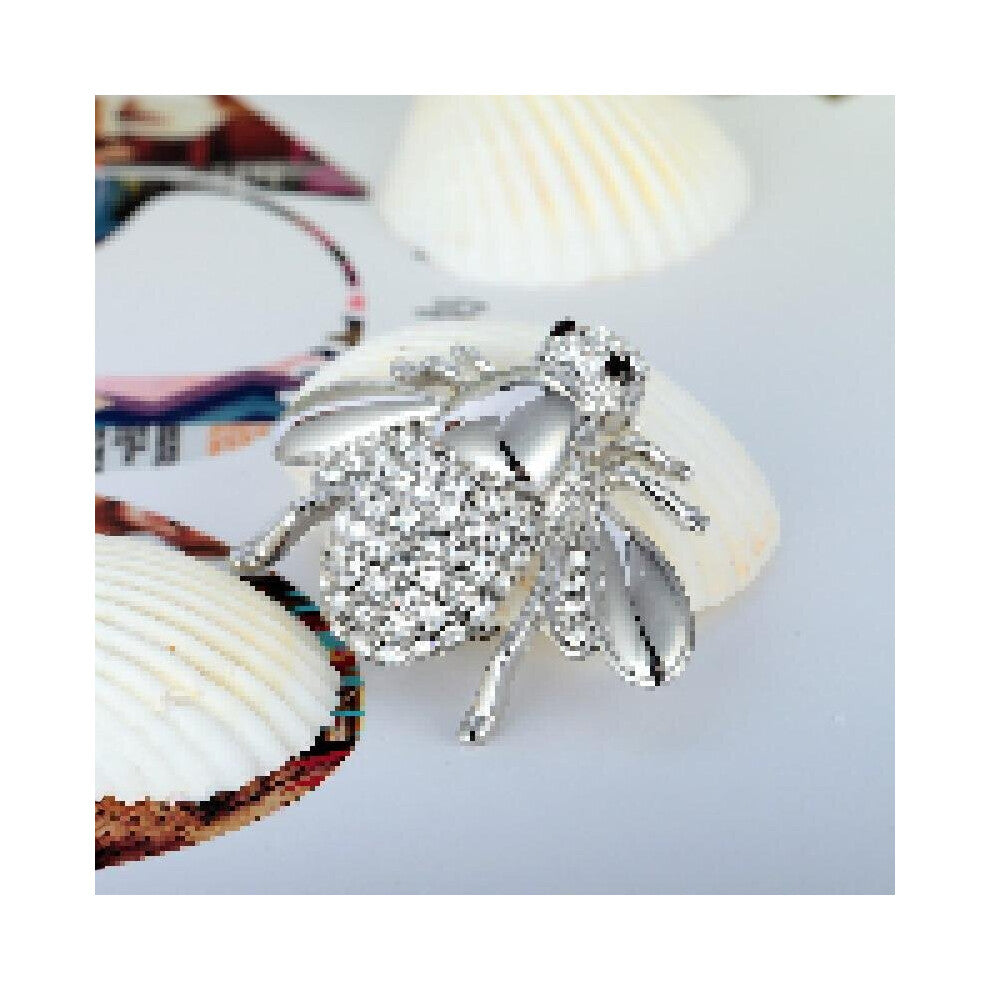little bee brooch CZ brooch pin collar cardigan dress lady small insect animal brooch jewelry