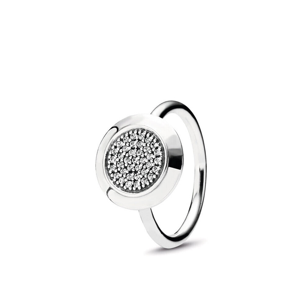 Arrival S925 Sterling Silver 50 types Sparkling Daisy Flower Crown Rings for Women Engagement Jewelry Anniversary