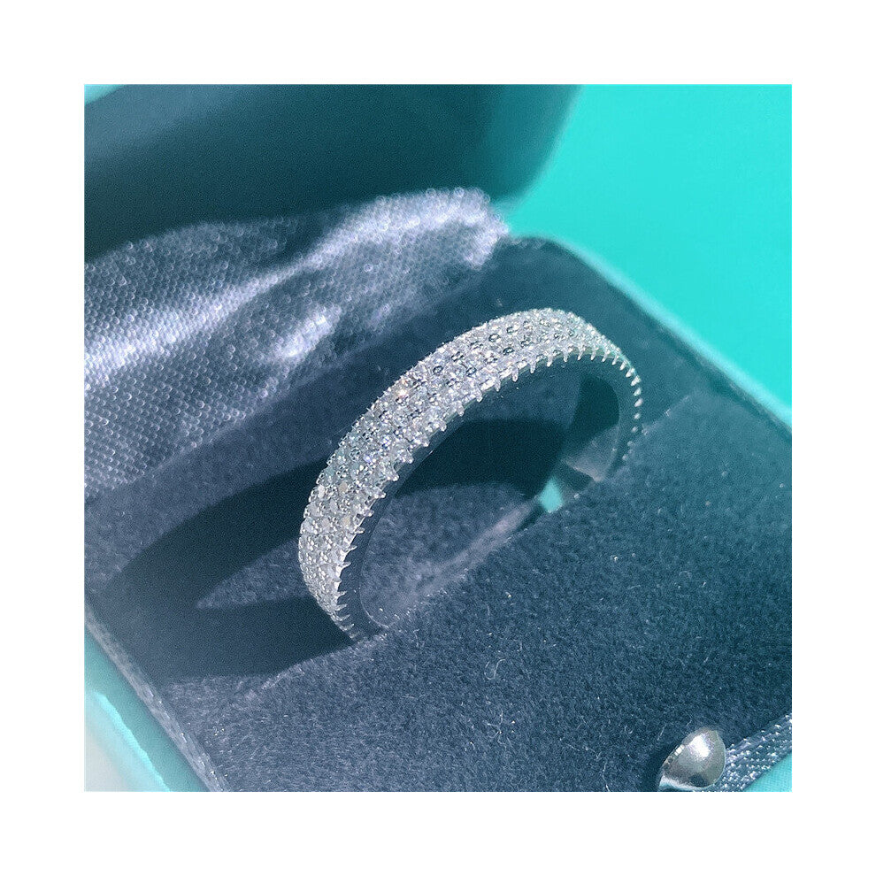 40 Styles Promise ring Real 925 Sterling silver AAAAA Cz Stone Statement Party Wedding Band Rings for women Engagement Jewelry