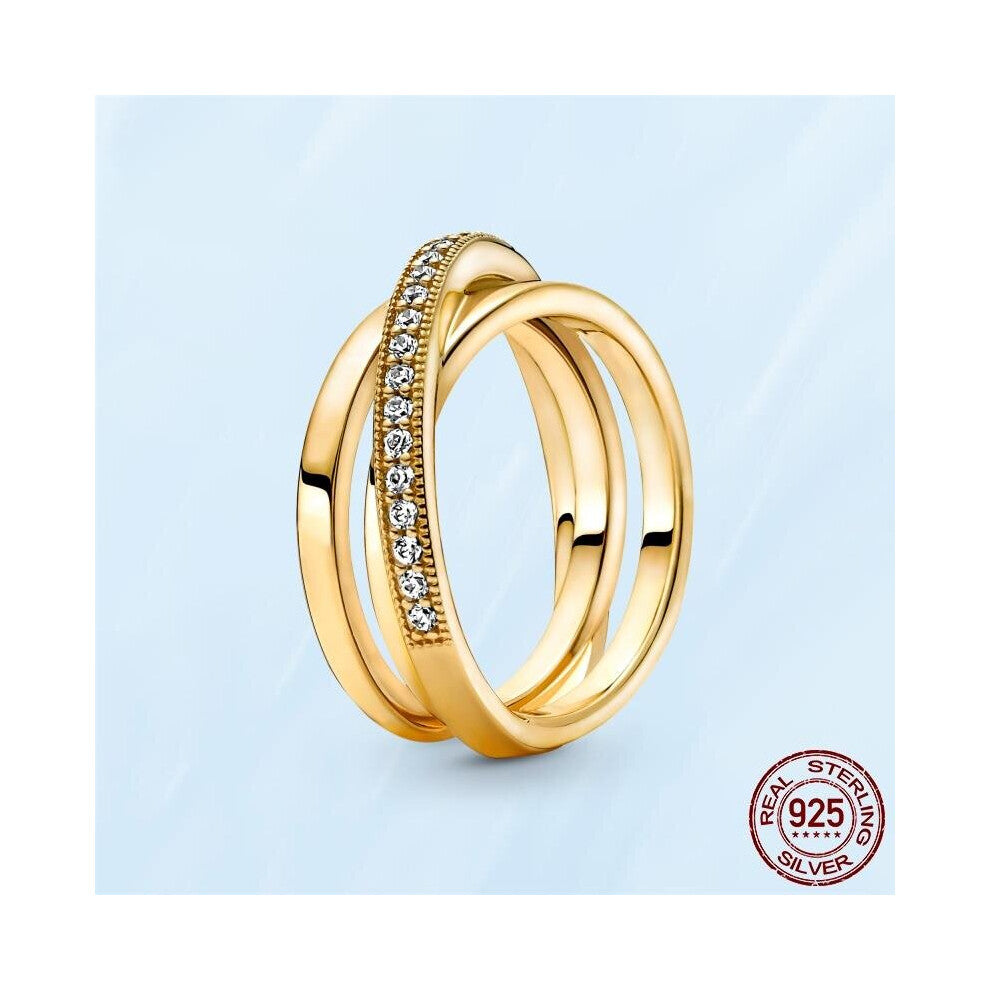 Women Rings Classic 925 Silver Rose Daisy Flower Ring Fit Women Engagement Jewelry Gift