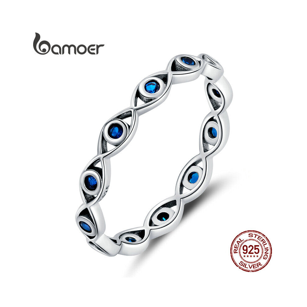 Zircon Finger Rings for Women 925 Sterling Silver Retro Engagement Wedding Jewelry Accessories SCR693