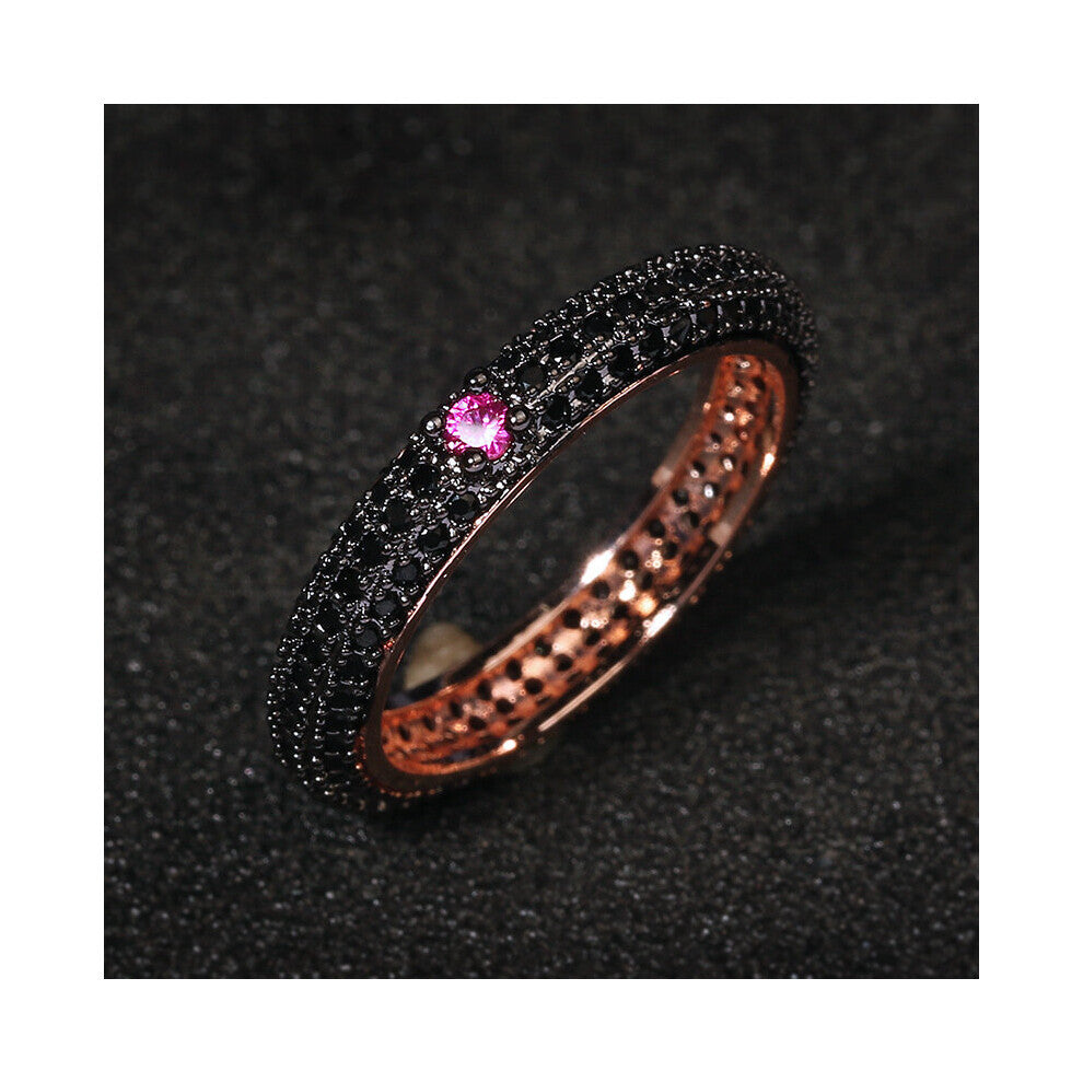 s925 silver Colorful zircon ring for women full zircon wedding party engagement jewelry ring