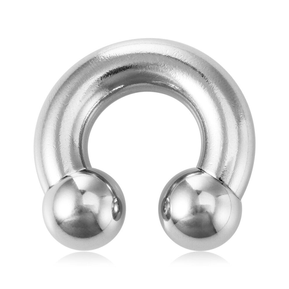 1PC 0G-8G CBR PA Septum Piercing Jewelry Surgical Steel Ear Gauge Circular Barbells Ear Piercing Weights Stretcher Expander