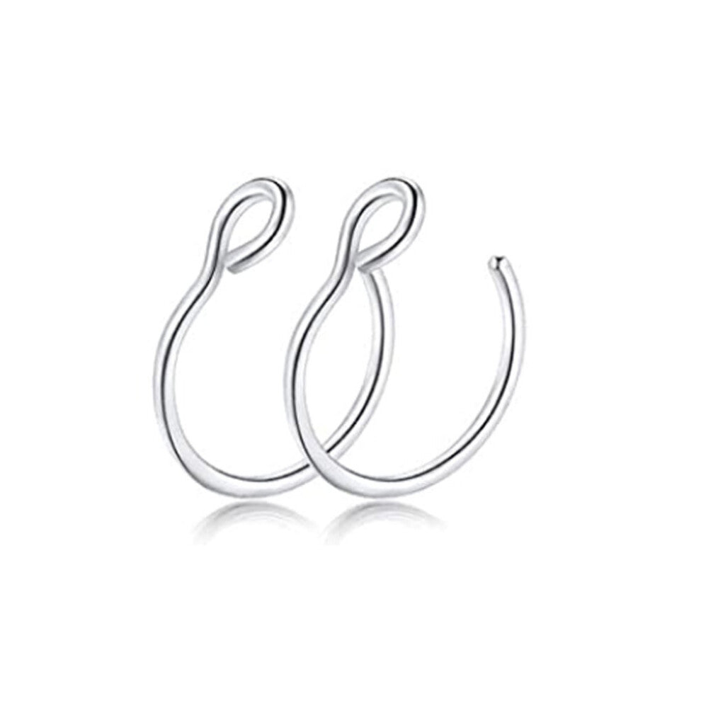 20G Nose Rings for Women Nose Piercings Jewelry Nose Rings Hoops Nose Studs Screw 316L Stainless Steel for Women Men 857