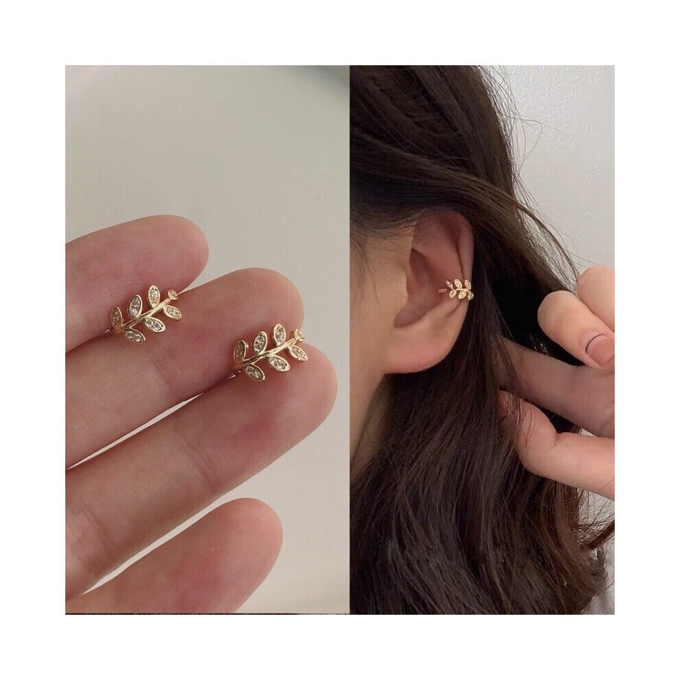 1PC Metal Ear Cuffs Clip On for Women No Pierced C Geometric Small Earcuff Silver Ear Wrap Clips Jewelry Nausznica