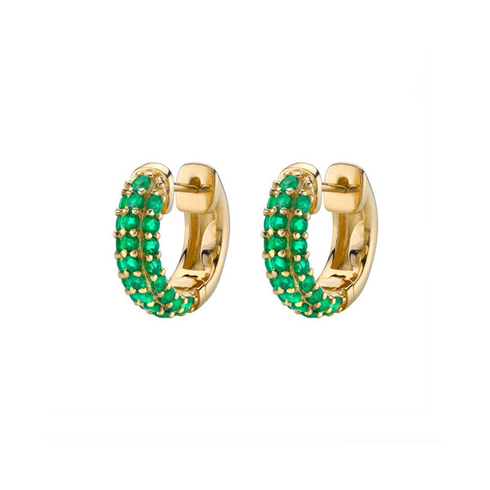 Zircon Love Earrings For Women 925 Sterling Silver Earrings Hoops Pendientes Plata Piercing Jewelry