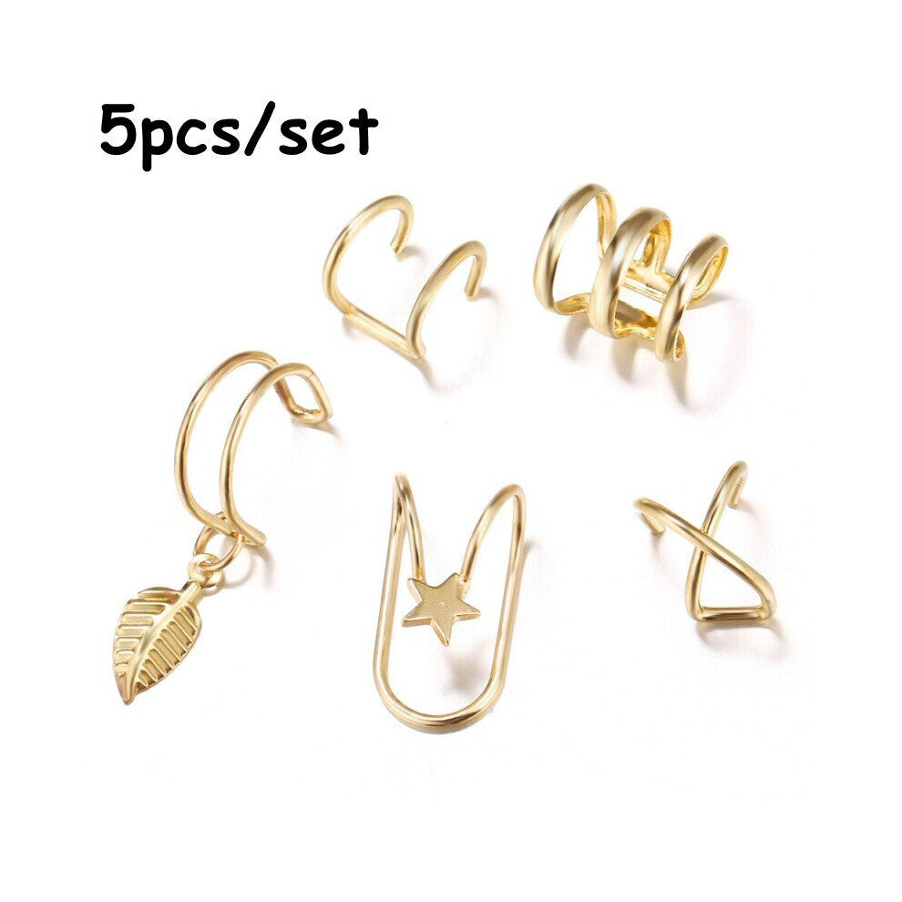 Women Ear Cuffs Ear Clips Stud Earrings Long Hanging Dangle Earrings Unusual Hoop Earrings Jewelry