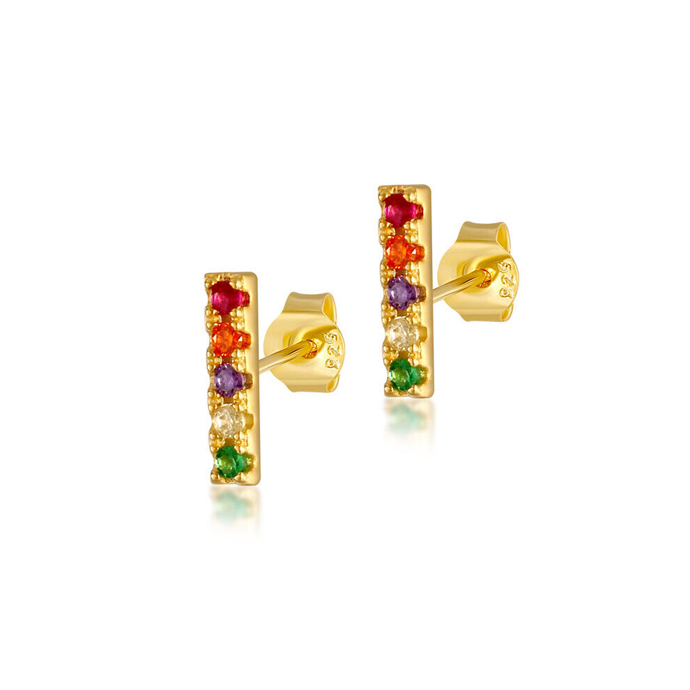 Colorful Zircon 925 Sterling Silver Piercing Hoop Earrings for Women Huggie Earings Hoops Jewelry Pendientes Gift