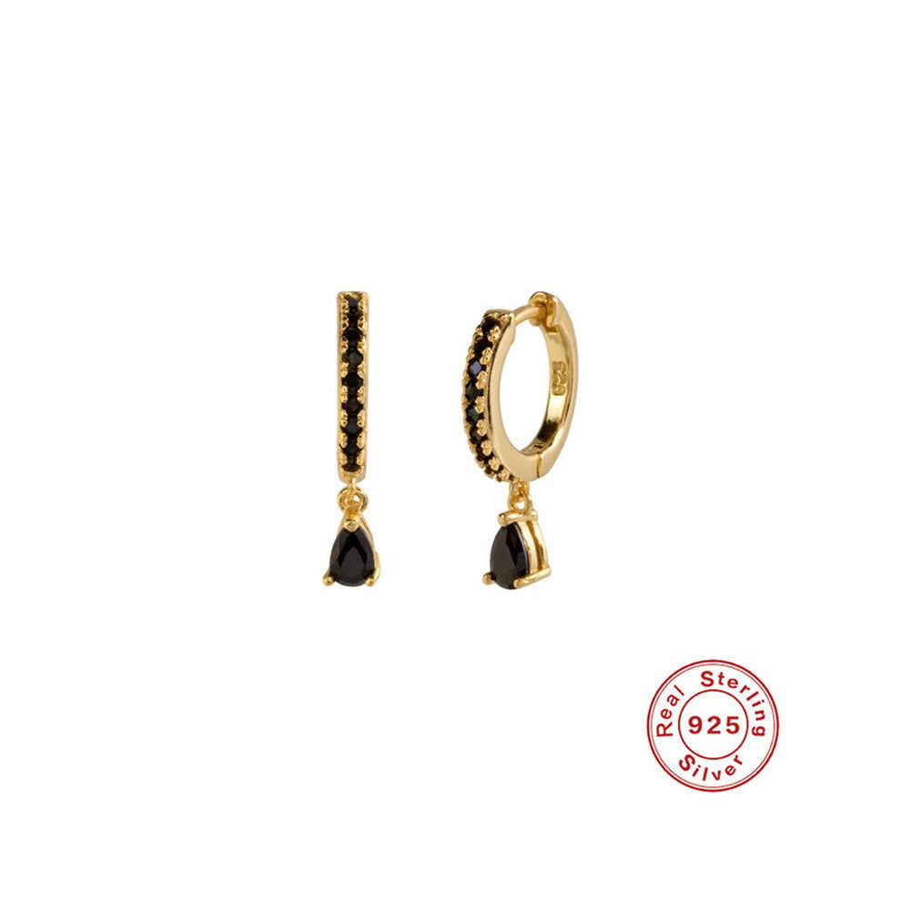 Love Star Fruit Enamel Earrings For Women 925 Sterling Silver Earrings Hoops Pendientes Plata Piercing Jewelry