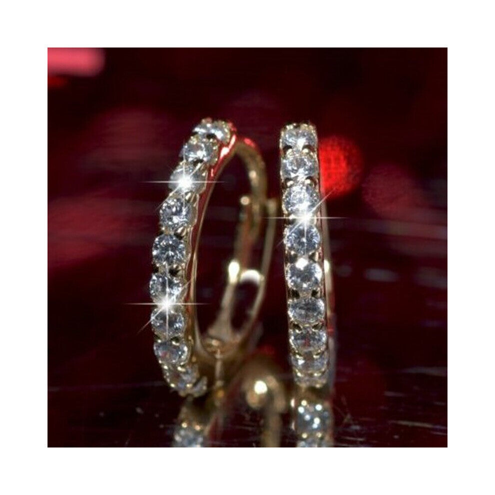 Jewelry for Women Zirconi Hoop Earrings for Women Valentines Gift Wedding Engagement Earring Pendientes Muje