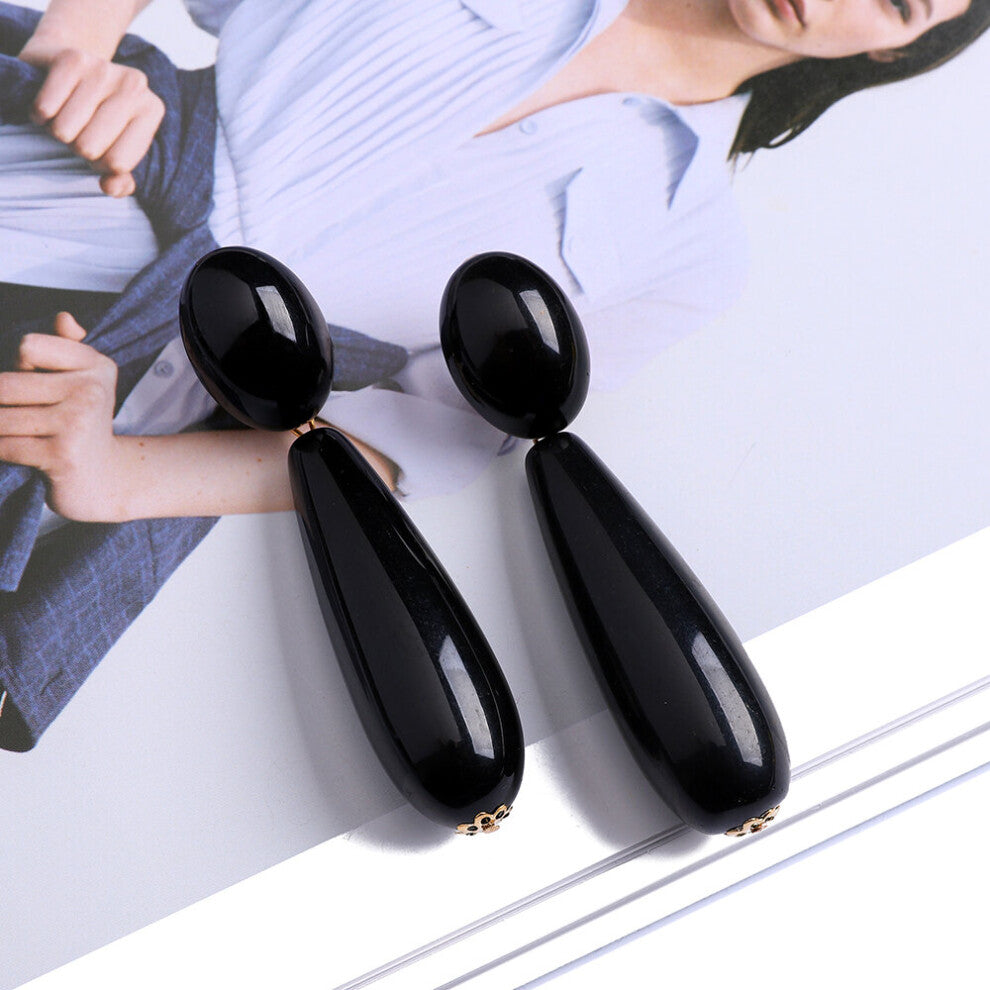 Dangle Earrings For Women Ear Accessories Punk Acrylic Dainty Glossy Brincos Pendant Jewelry