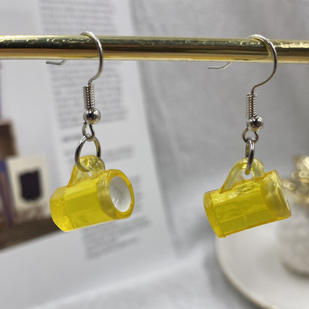 simulation beer cup earrings creative Earring for Women Gift Earrings Jewelry