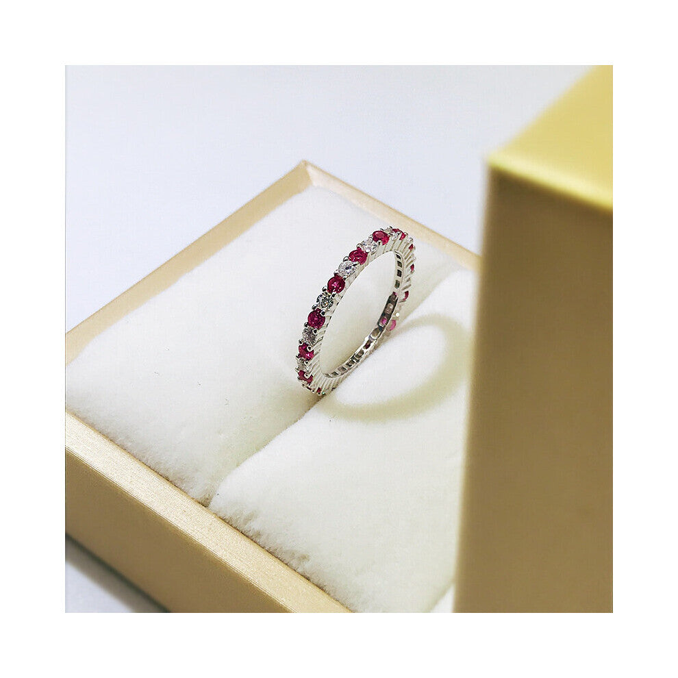 100% 925 Sterling Silver Ring Sapphire Ruby Emerald Created Moissanite Gemstone Wedding Engagement Rings Fine Jewelry