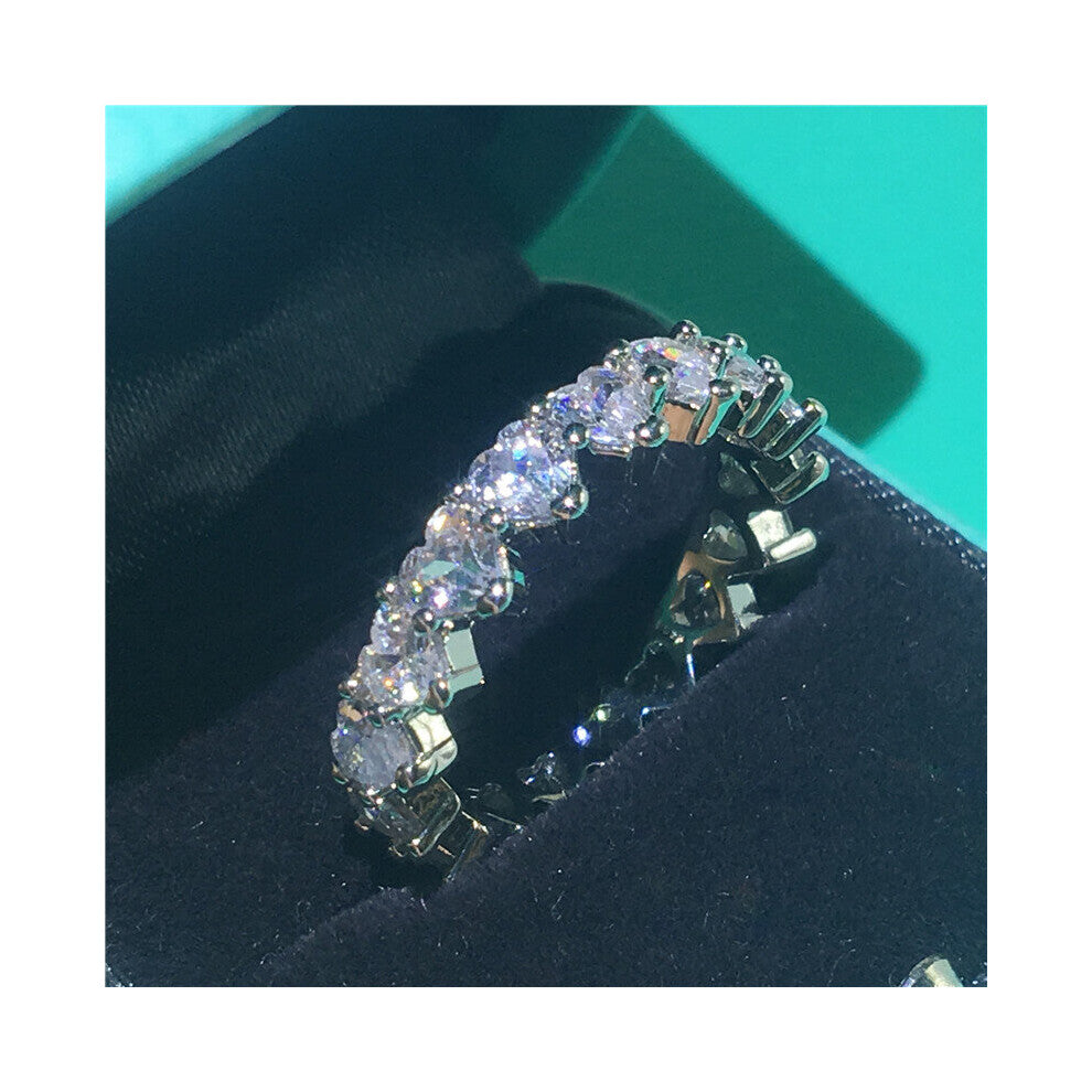 50 Styles Diamond cz Promise Ring 925 sterling silver Engagement Wedding band rings for women men Gemstones Party Jewelry