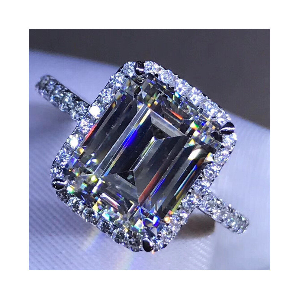 50 Styles Diamond cz Promise Ring 925 sterling silver Engagement Wedding band rings for women men Gemstones Party Jewelry