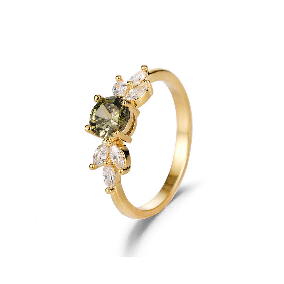 Classic Women Ring 925 Silver Jewelry with Emerald Zircon Gemstones Finger Rings for Girl Wedding Engagement Party Accessories