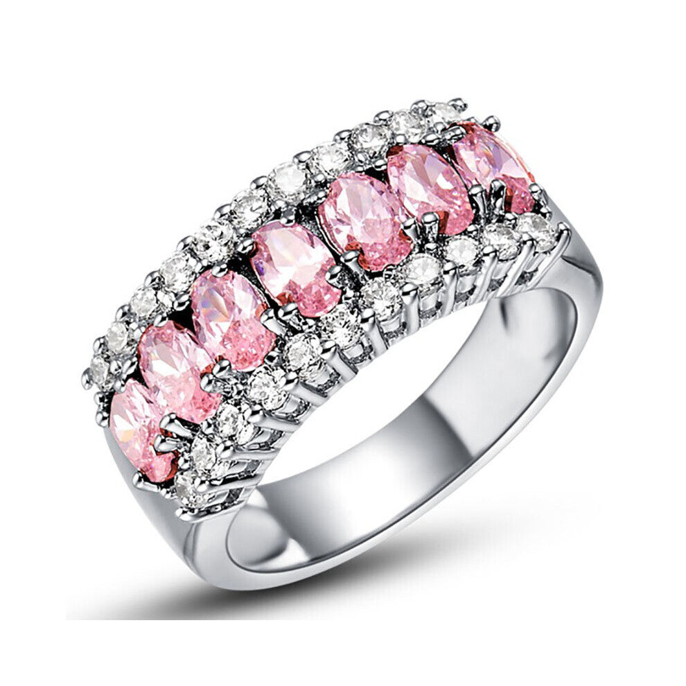 Cellacity Multicolor optional Gemstones Ring for Women Minimalist Silver 925 Jewelry Colorful Female Gift Engagement