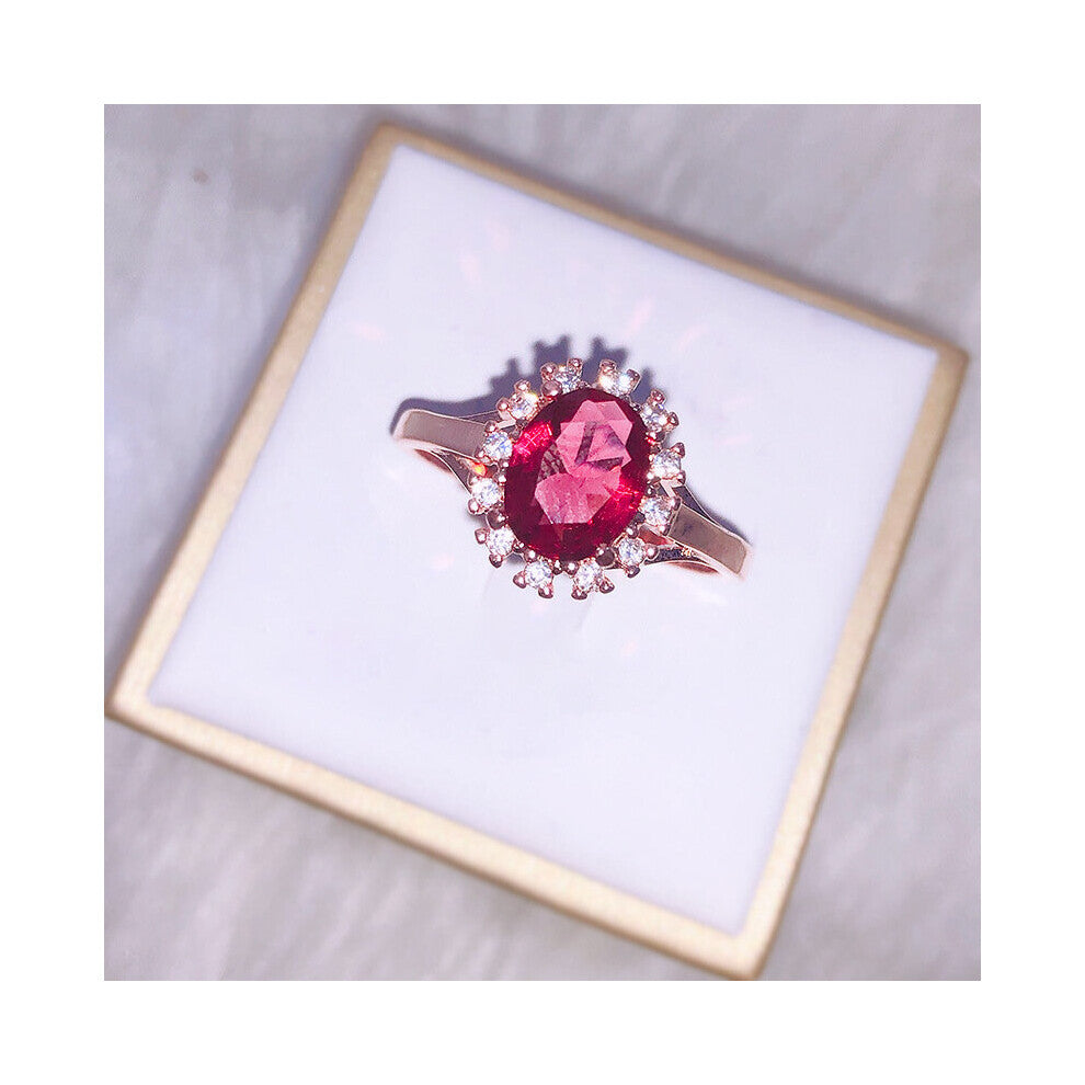 Cellacity Silver 925 Ring for women With Oval sapphire gemstone silver charm female Jewelry Engagement wedding party