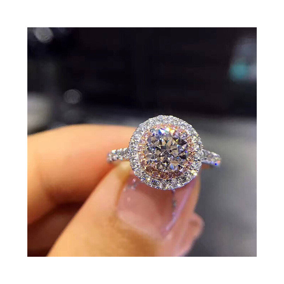 CC Jewelry Rings For Women Cubic Zirconia Charms Bridal Wedding Engagement Ring Drop