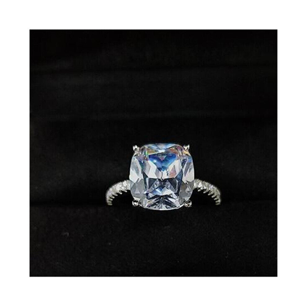 40 Styles Promise ring Real Filled AAAAA Cz Stone Statement Party Wedding Band Rings for women Engagement Jewelry