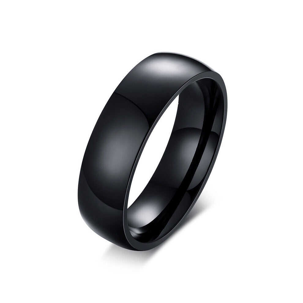 Romantic Heart CZ Stone Couple Wedding Rings for Women Men, Stainless Steel Bands Engagement Jewelry, Love Gift