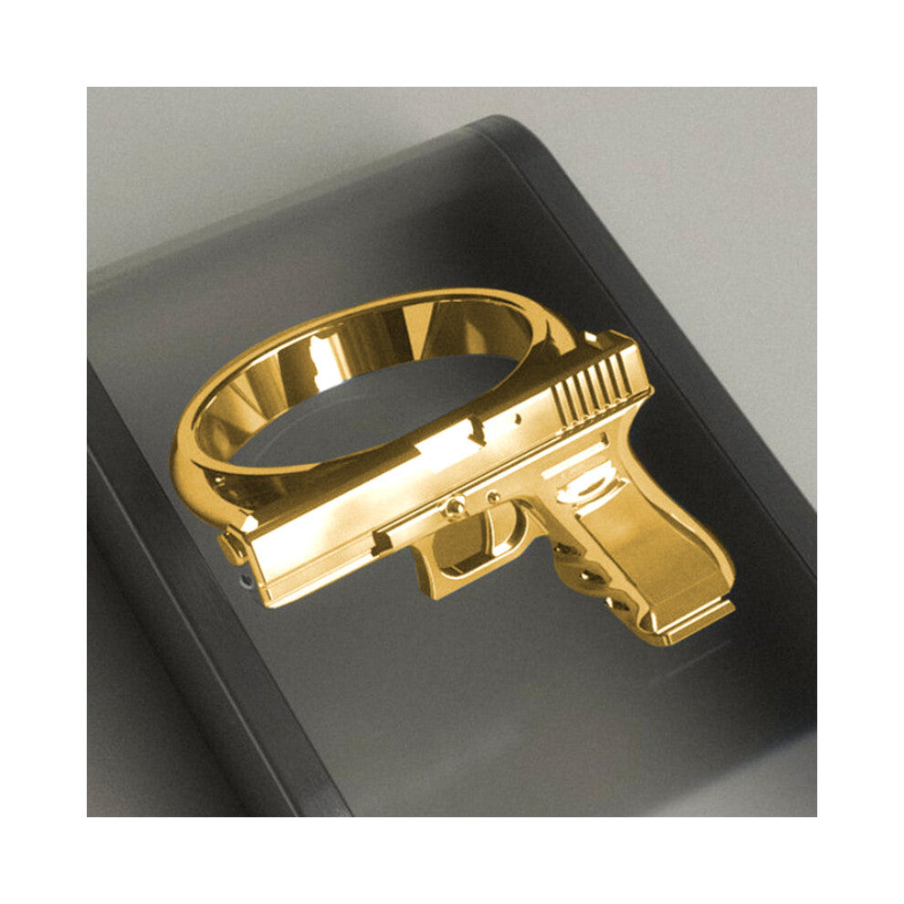 Gun Ring alloy Gun Ring Polishing Motorcycle Cowboy Biker Punk Men Women rings for men women