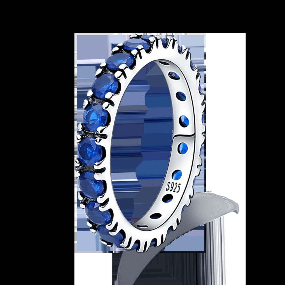 925 Sterling Silver Rings For Women Brilliant Polished Line Ring Making Jewelry Gift Party Engagement CMR043