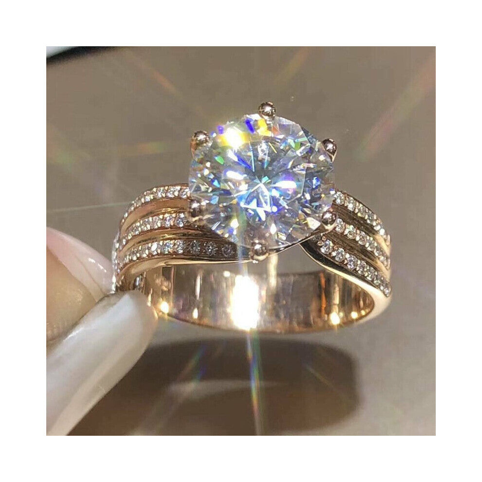 Zircon Ring Romantic Love Engagement Rings for Women Jewelry Ring Engagement Rings for Women