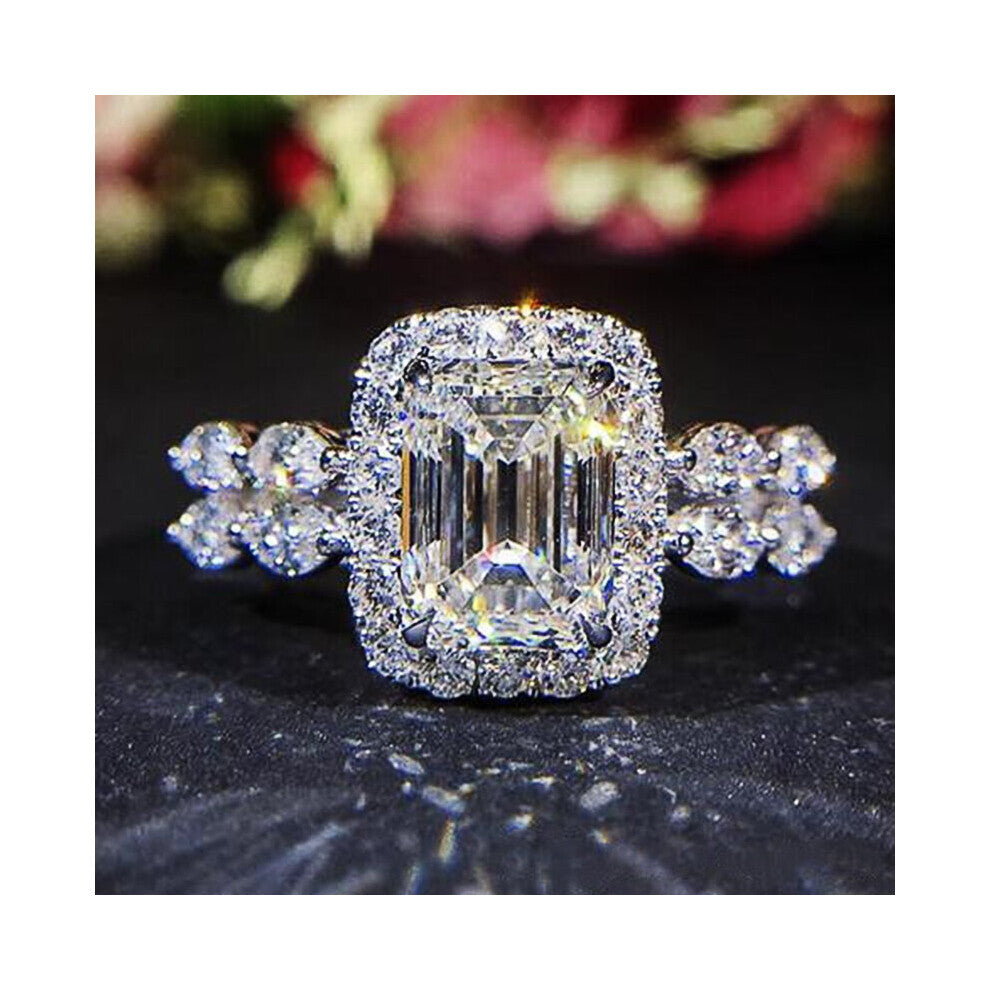 Rings for Women Brilliant Cubic Zirconia Wedding Engagement Female Accessories Fancy Proposal Ring Gift Jewelry