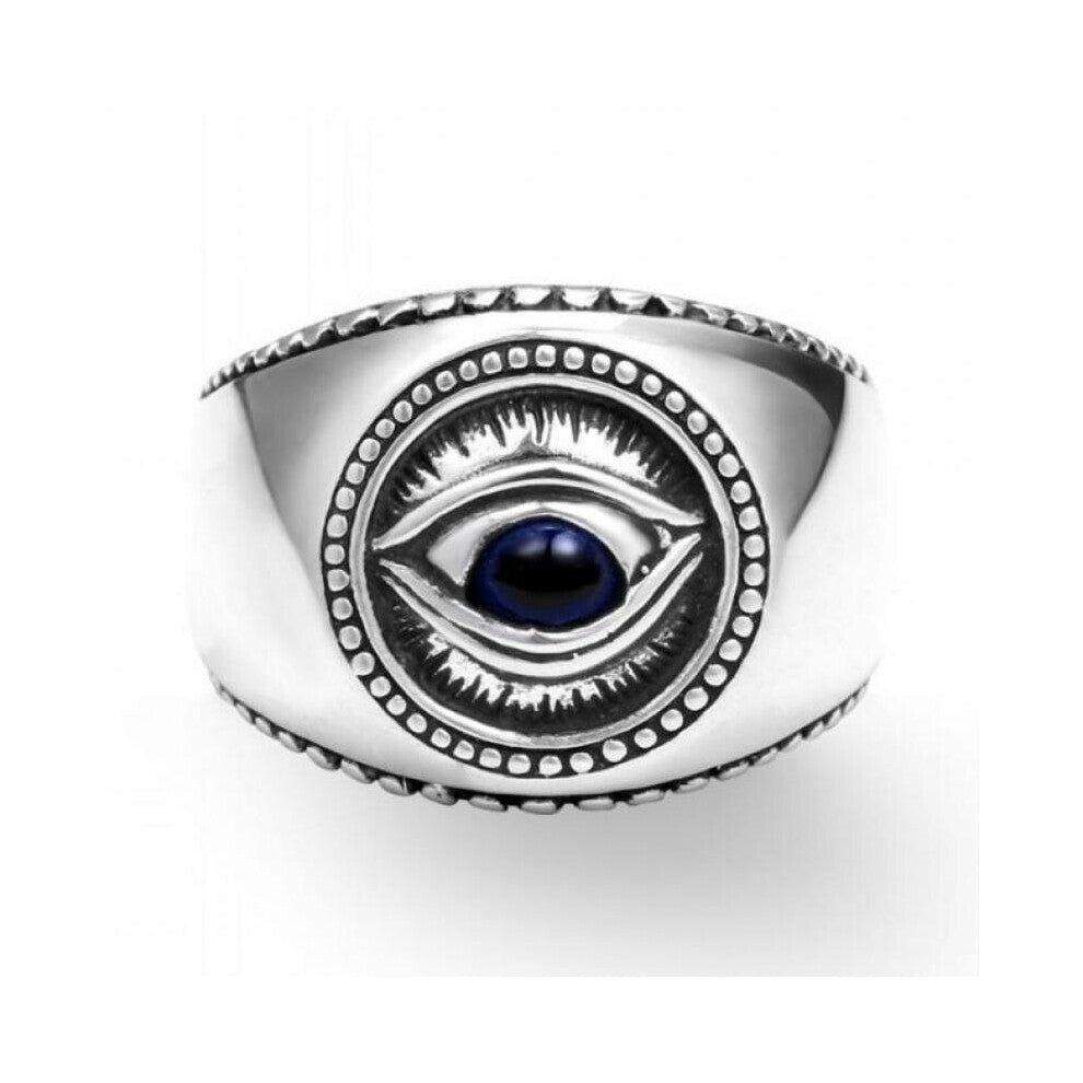 Vintage Punk Metal Skull Carved Gothic Ring Men's Rock Party Biker Jewelry