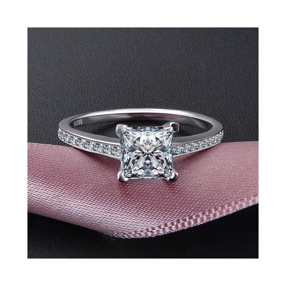 40 Style Lab Diamond Cz Promise Ring 925 Sterling Silver Engagement Wedding Band Rings for women men Party Jewelry Gift