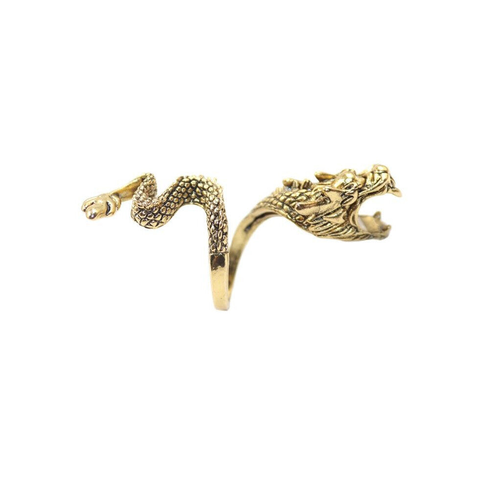 Personality creative cigarette placement ring domineering dragon ring men's punk jewelry gadgets pipe accessories