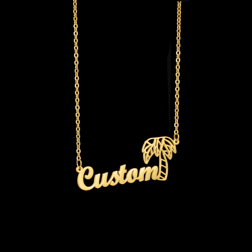 (Silver, 60cm) Atoztide Name Necklaces Personalized Letters Stainless Heart Butterfly Pendant?Chain for Women?Jewelry Gift