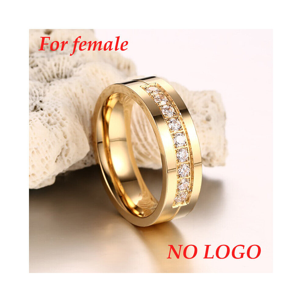 Engrave Name Wedding Rings for Women Men Couple Promise Band Stainless Steel Engagement Jewelry