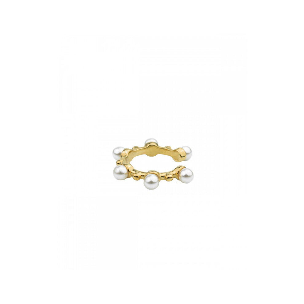 C Shape Pearl Earrings for Women Girls Engagement Party No Piercing Ear Cuff Earring Pendientes Clip on Earrings