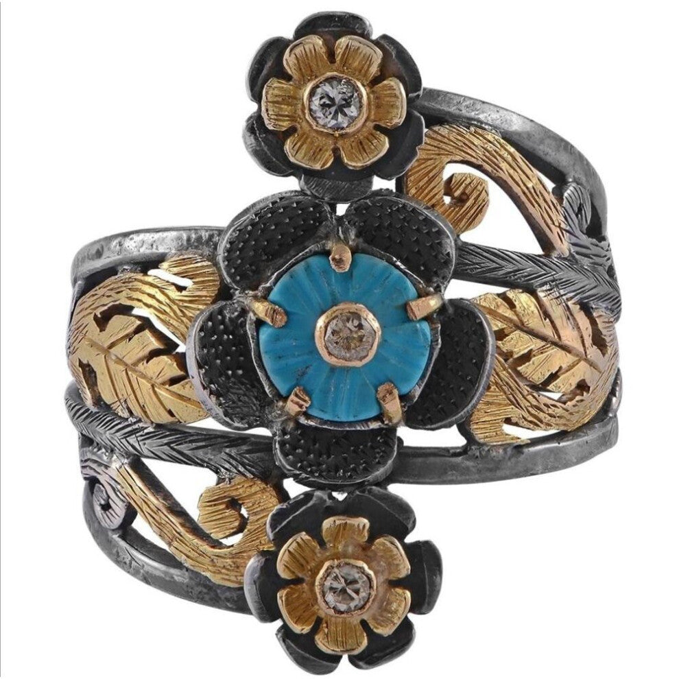 Female Plated Silver Green Pearl Pearl Zircon Ring For Women Engagement Wedding Party Jewelry