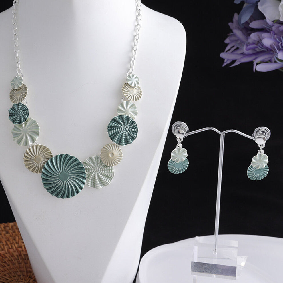 Arrivals Classic Big Circle Women Necklaces Colorful Enamel Jewelry Accessories Chokers Necklace Women's Party