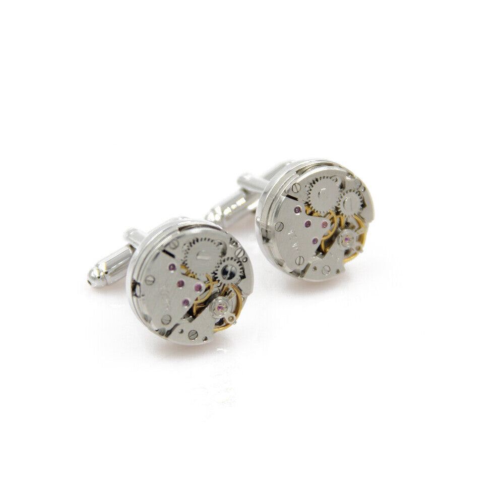 watch movement cufflinks upscale men's motives are not core business cufflinks French shirt cufflinks nail