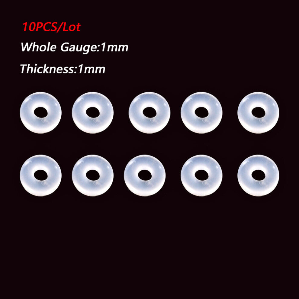 Polyps Small Flying Saucer Anti-Hyperplasia Invagination Elimination Silicone Fixing Ring For Lip Stud Earrings Piercing Jewelry