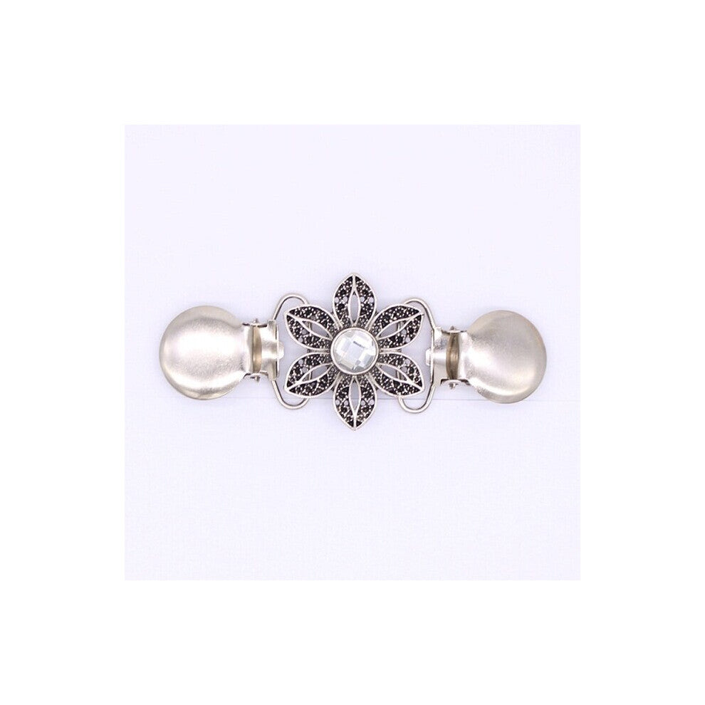 Retro Plating Duckbill Buckle Clothing Decor Chain Cardigan Clip Sweater Blouse Clip Clothing Decoration Brooch Pins