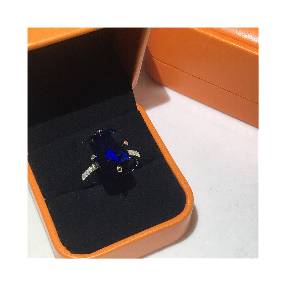 Female ring Filled Flower cut 6ct AAAAA Zircon cz Engagement Wedding Band Rings for women Bridal Jewelry